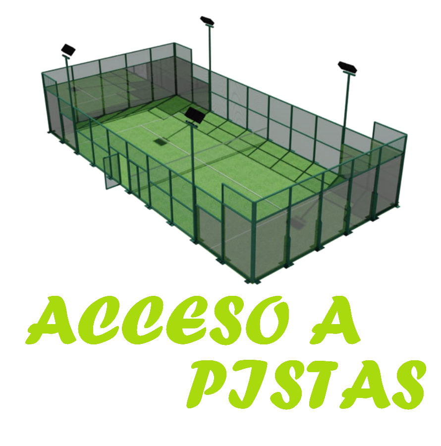 Reserva de pistas de padel.